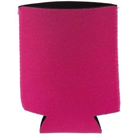 1x Tin can cooler sleeve fuchsia pink.
