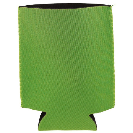 1x Tin can cooler sleeve lime green