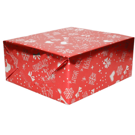 8x Rollen Kerst inpakpapier/cadeaupapier mixprint 250 x 70 cm