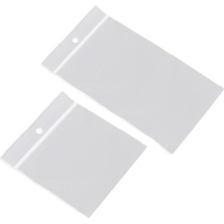 200x Grip/packaging seal bags 100 x 100 mm and 120 x 180 mm
