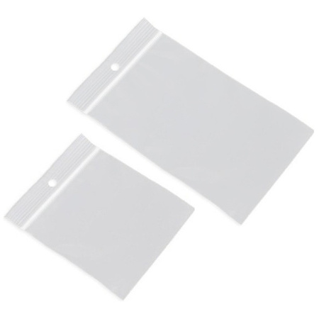 200x Grip/packaging seal bags 40 x 40 mm and 40 x 60 mm