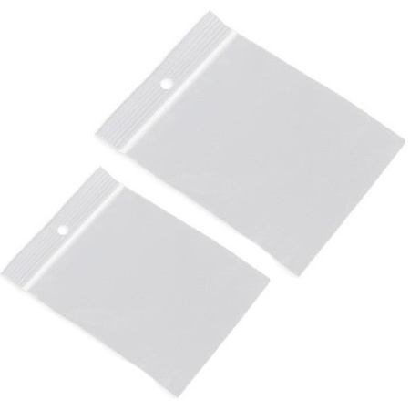 200x Grip/packaging seal bags 60 x 80 mm and 80 x 120 mm