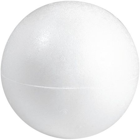 20x Hobby/DIY hollow styrofoam ball 15 cm half shells