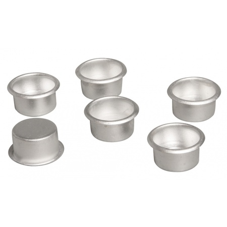 24x Metal dinner candle holders