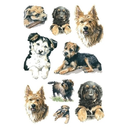 27x Honden stickertjes voor kinderen