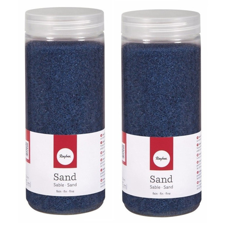2x Decoration sand blue 475 ml