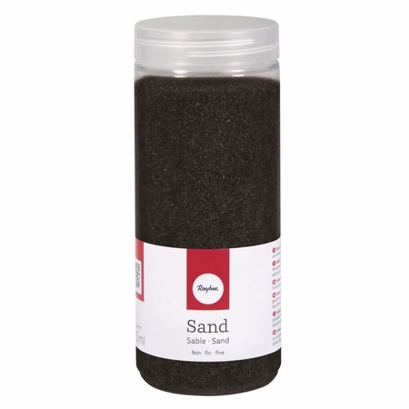2x 475 ml decoration sand black