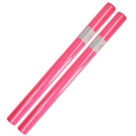 2x Cover foil textbooks neon pink 3 meters