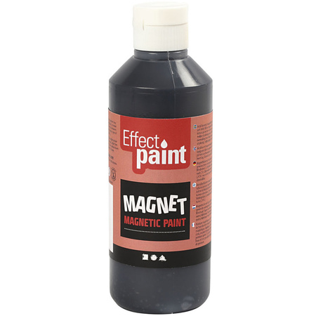 2x Magnetic paint black 250 ml