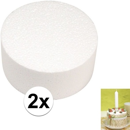 2x Styrofoam slices 10 cm