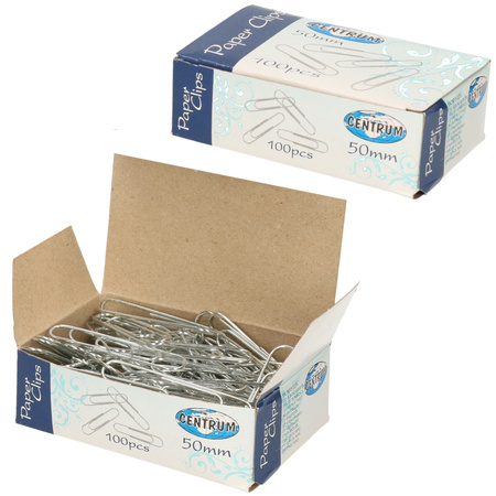300 large paperclips 50 mm