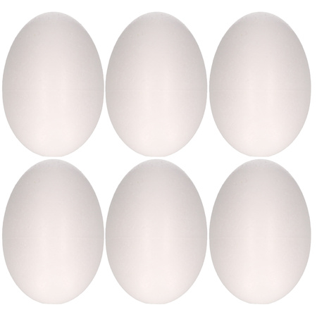 30x Styrofoam egg 4,5 cm