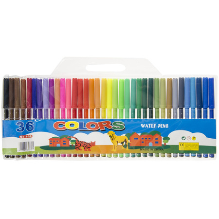 A3 formaat schetsboek met 36x viltstiften/24x kleurpotloden