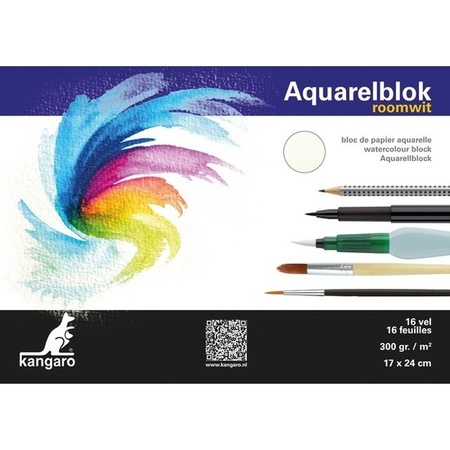 3x Water colour blocks aquarell paper 24 x 17 cm