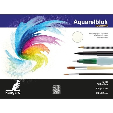 3x Water colour blocks aquarell paper 32 x 24 cm