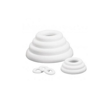 3x Styrofoam flat rings 30 cm