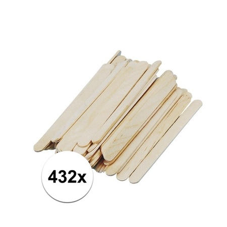 432x houten knutsel stokjes 11 cm