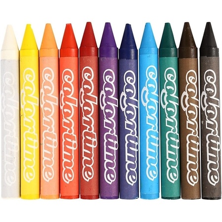 48x Coloured crayons