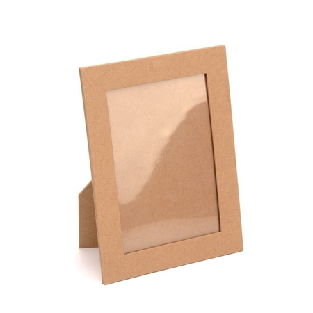 4x Cardboard diy photoframe 16,5 cm