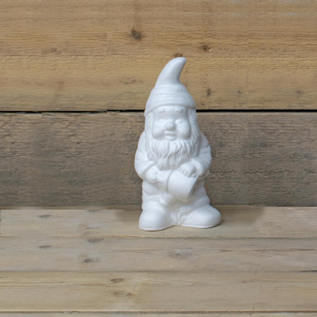 4x Hobby/DIY styrofoam  garden gnomes 28 cm 