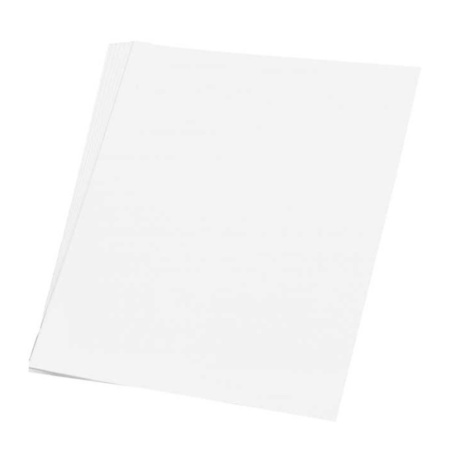 Wit knutsel papier 50 vellen A4