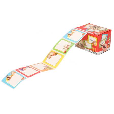 Sinterklaas wrapping paper 8x rolls and 50 name stickers
