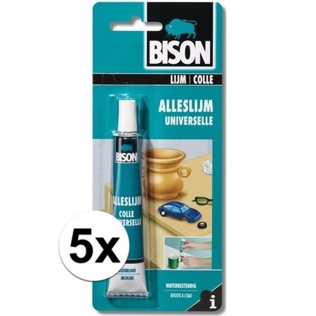 5x Bison all glue 25 ML