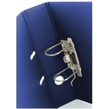 5x Ring binder folder dark blue 75 mm A4