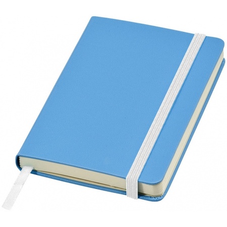 5x pieces blue lined pocket notebooks A6
