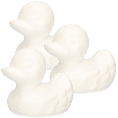 5x Styrofoam duckling 7 cm