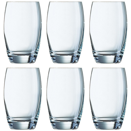 6x Waterglasses/juiceglasses Salto 350 ml