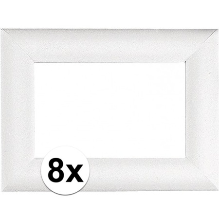 8x Styrofoam frames 23 x 16 cm