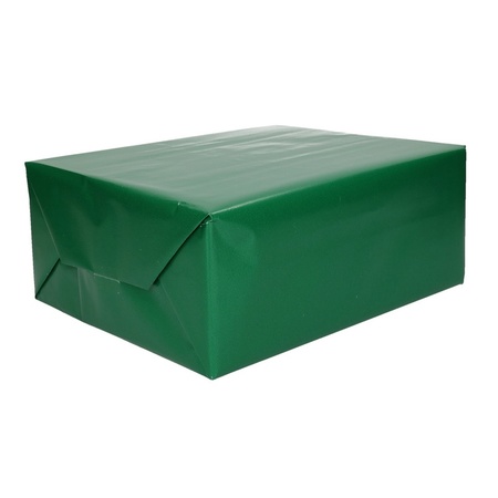 8x Wrapping paper green 200 x 70 cm