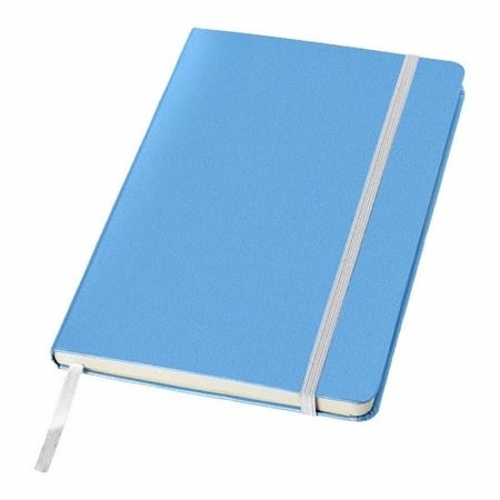 8x pieces blue lined notebooks A5