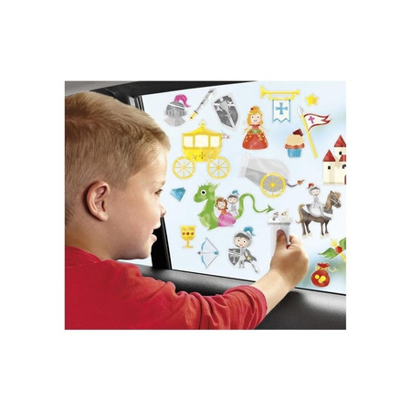 Car window stickers set farm and fairytales theme