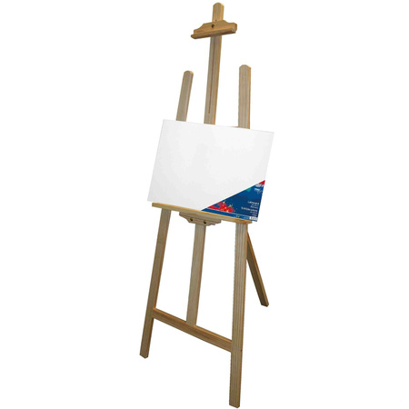 Benson houten schildersezel 140 cm met canvas doek 40 x 60 cm