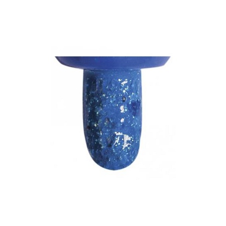 Blue glitter textile marker