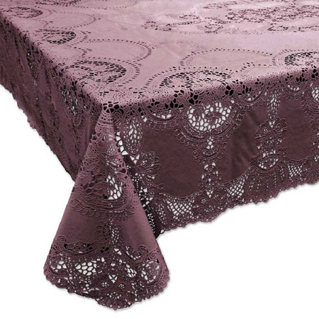 Unique Living - Amira - Tablecloth - purple -  137 x 180 cm - indoor/outdoor
