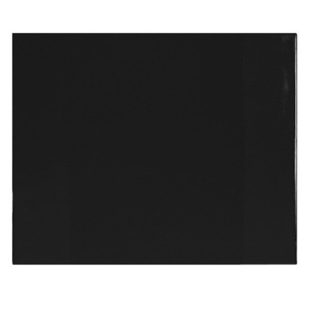 Bureaulegger van pvc 63 x 50 cm zwart