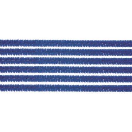 Chenilledraad - 10x - blauw - 50 cm - hobby/knutsel materialen