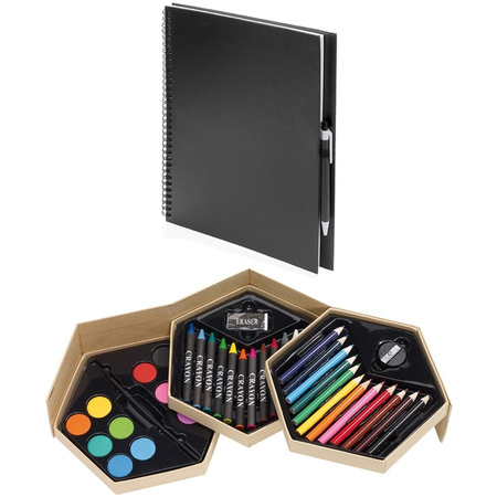 Complete drawing 39-parts set with drawing book