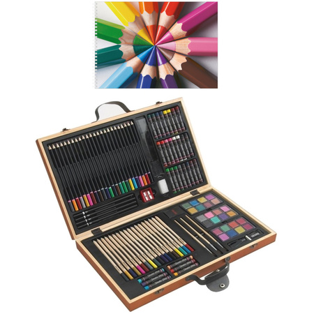 Complete drawing 88-parts set with drawing book