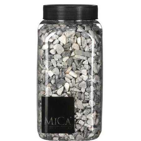 Decorative/hobby stones light grey 650 ml