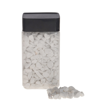 Decoration/hobby stones white 600 gram