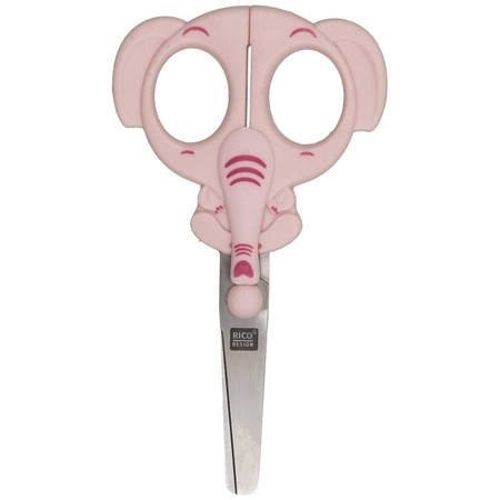 Animal scissors elefant face with round tip for kids