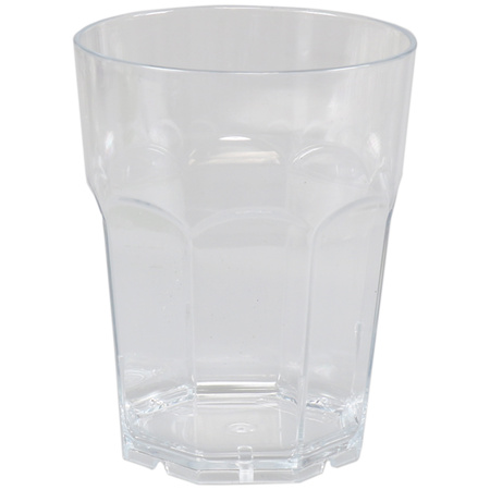 Drinkglas - transparant - onbreekbaar kunststof - 220 ml