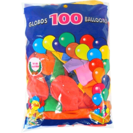 Ballonnen in verschillende kleuren
