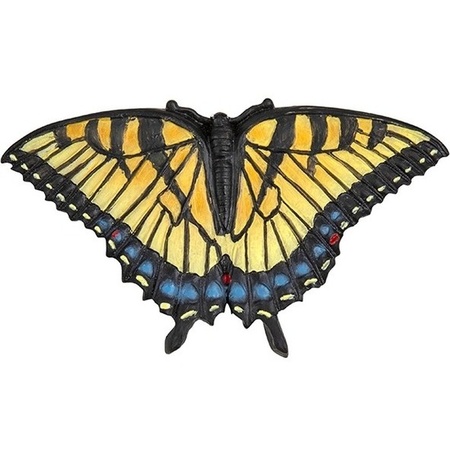 1x Gekleurde pages vlinders magneten 7 cm