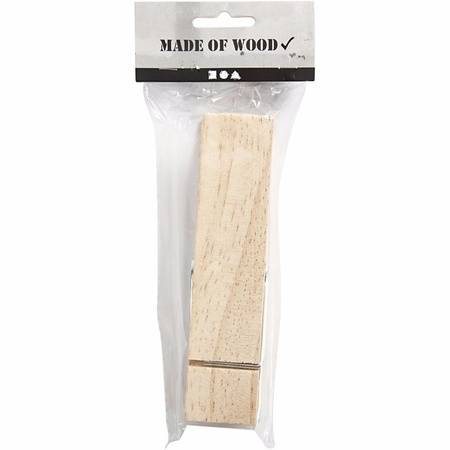 XXL houten knijpers 15 cm