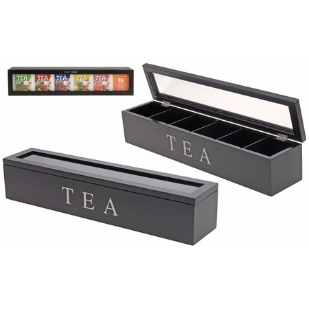 Black teabox 43 cm